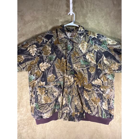 Master Sportsman Men's Duck Deer Fishing Leaf Hunting Camouflage Jacket Size XXL - Picture 3 of 12